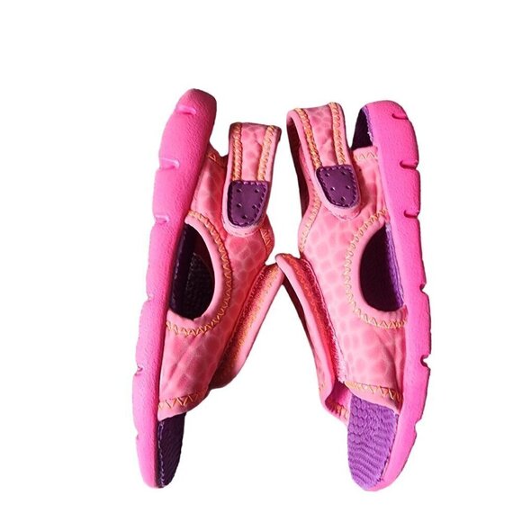 Nike Sunray Adjust 4 Sandals Pink Purple Little Girls Size 10 - Picture 7 of 10